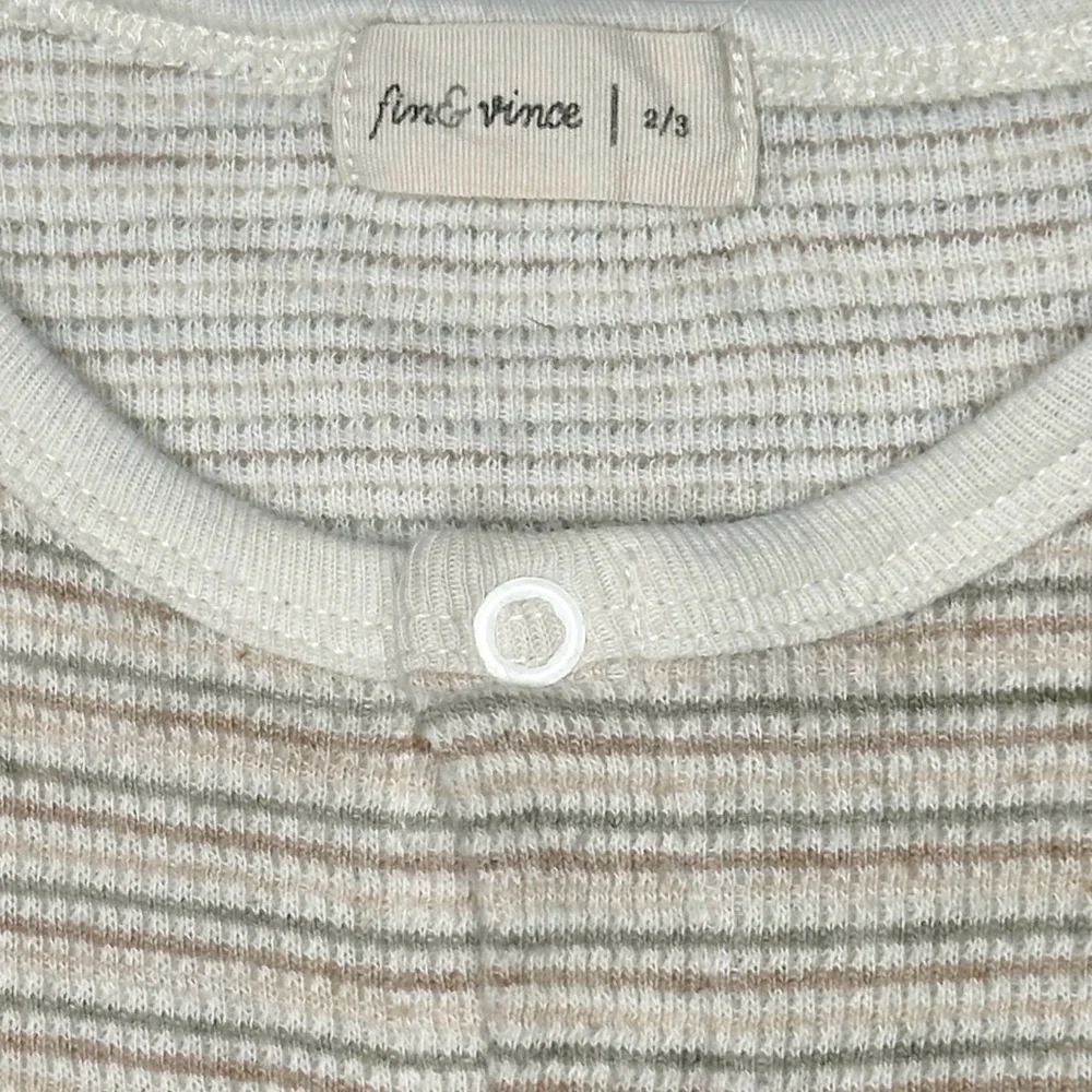 Fin & Vince Autumn Stripe‎ Waffle Pajamas